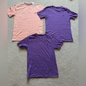Nautica Peach and Purple T-Shirts Set